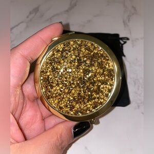 GOLD TRAVEL COMPACT MIRROR
